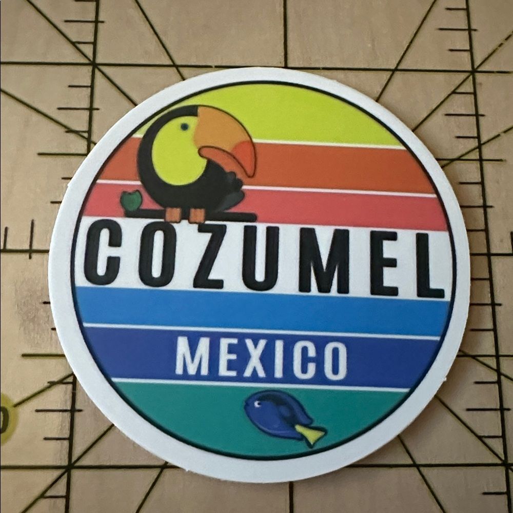 💜13/$13 +Bundle Sticker Sale | Travel Cozumel Waterproof Sticker